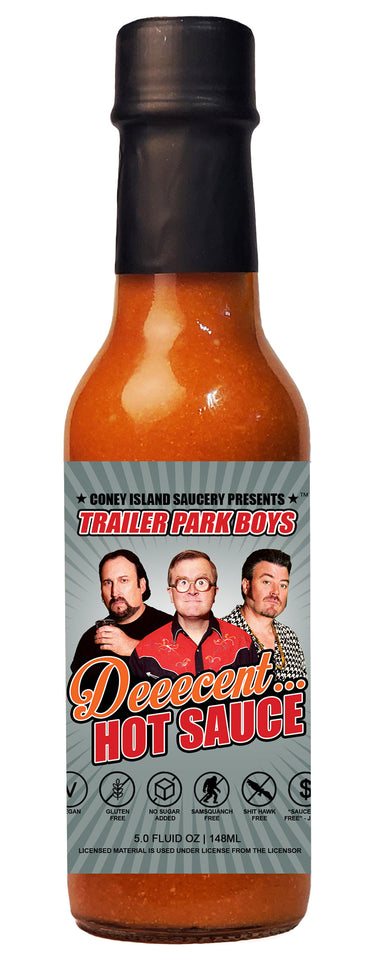 Coney Island Saucery Trailer Park Boys - Deeecent Hot Sauce 5oz